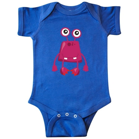 

Inktastic Cute Monster Smiling Monster Pink Monster Gift Baby Boy or Baby Girl Bodysuit