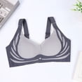 thumbnail image 6 of Sports Bras for Women Wireless Lifting Support Anti Sagging Comfort Push Up Bra Push Up Bra Blue Xxxl, 6 of 6