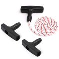 thumbnail image 1 of Starter Handle Lawn Mower Recoil Starter Rope with 3 Pieces, 1 of 4