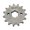 15T, variant on 15T 20mm Shaft Front Sprocket Cog for 428 Chain Bike ATV Quad