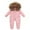 Pink, variant on Baby Snowsuit Toddler Snow Suit with Faux F𝐮r Trim Hood Zip Up Jumpsuit Winter Warm Coat for Boys Girls Ski Suits
