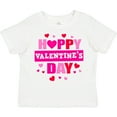 thumbnail image 3 of Inktastic Happy Valentine's Day with Hearts Boys or Girls Toddler T-Shirt, 3 of 5