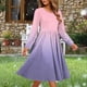 thumbnail image 1 of TaTaai Women's Casual Long Sleeve Tunic Top Round Neck Printed Loose Fit with Pockets Soft Stretchy Long Blouse for Spring Fall Gift, 1 of 6