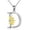 Sunflower D, variant on Initial Sunflower Necklace for Women 925 Sterling Sliver Sunflower Pendant Necklace Letter Initial Pendant Chain