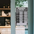 thumbnail image 4 of HLONK Business Signs Open with Hours Will Return Clock for Retail Shop Staff Work, 4 of 8