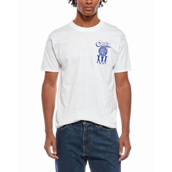Obey mens T-Shirt, s, White