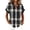 Dark Gray, variant on Short Sleeve Button Up Shirts for Women Crew Neck Tee Plaid Print Rolled Cuffs Top Fashion Loose Spring Shirts with Pocket,Gray(M)