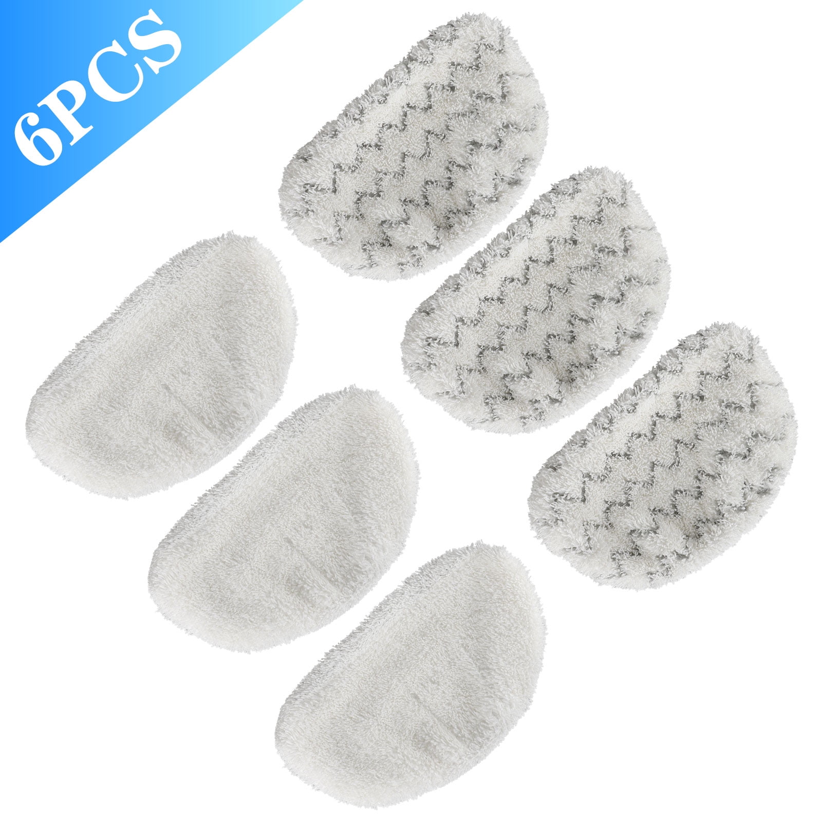 6PCS Steam Mop Pads, TSV Microfiber Steam Mop Refill Pads with