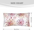 thumbnail image 2 of Kdxio Fireworks Pattern Pillowcase with Envelope Closure,20" x 36" Pillow Cases,Gifts for Men or Women-No pillow, 2 of 5