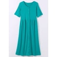 thumbnail image 3 of Woman Within Plus Size Button-Front Essential Dress, 3 of 6
