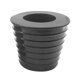 thumbnail image 5 of de cono de , se adapta a poste de 1,5 pulgadas/38 mm, cono de de goma resistente y duradero para apertura de orificio de mesa de Negro Sunnimix Cuña de cono, 5 of 8