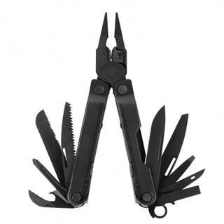 LEATHERMAN - Rebar Multitool with Premium Replaceable Wire Cutters and Saw, Black with MOLLE