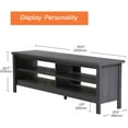 thumbnail image 6 of Farmhouse TV Stands for 65 inch TV Entertainment Center Media Console for Bedroom Living Room, 59 Inch, Black, 6 of 6