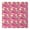 Christmas Square-188, variant on 52-inch round Christmas tablecloth. The elastic hem ensures a custom fit that withstands the activity of holiday gatherings while protecting your furniture surface.