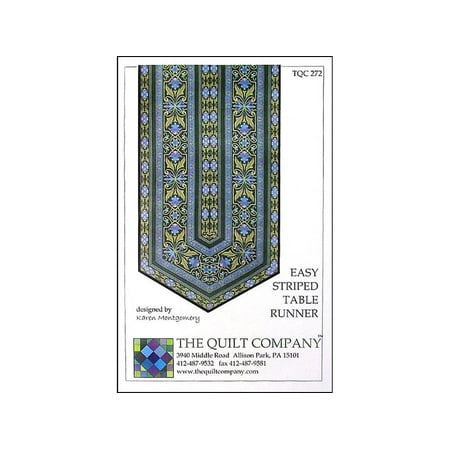 

The Quilt Company Easy Striped Table Runner Ptrn