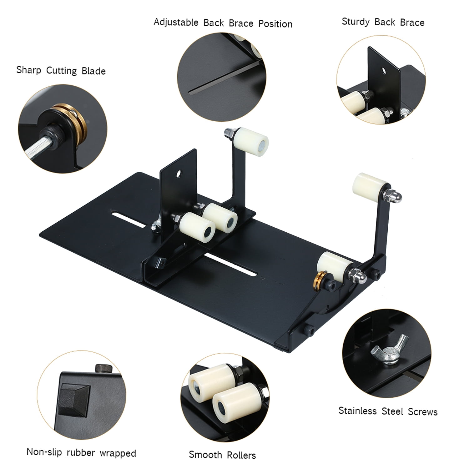Nebublu Glass Bottle Cutter for DIY Projects, Upgrade Version Cutting Tool, Metal Pad Bottle Holder Included