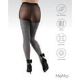 thumbnail image 6 of MeMoi Houndstooth Pearl Bow Opaque Tights - Mens - Male, 6 of 7
