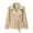 Khaki, variant on Busydd Jackets for Women Fashion Fall Long Sleeve Trench Coat Women Solid Color Lapel Button Womens Jacket M