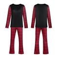 thumbnail image 2 of Valentine'S Man Women Pajama Sets Trendy Plaid Printed Long Sleeve Tops Pants Family Clothes Pajamas Prints Set Red XXL, 2 of 5