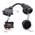 thumbnail image 1 of VONKY Black Eco-friendly And Sustainable Durable 13 Pin Plug To Flat Socket Convenient Efficient 1Set, 1 of 6