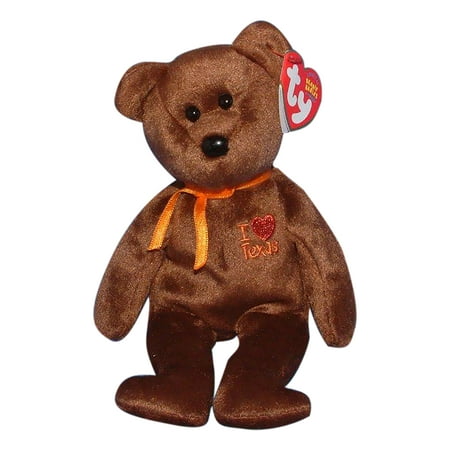 Ty Beanie Baby: I Love Texas the Bear | Stuffed Animal | MWMT s price history on PriceWatchPro