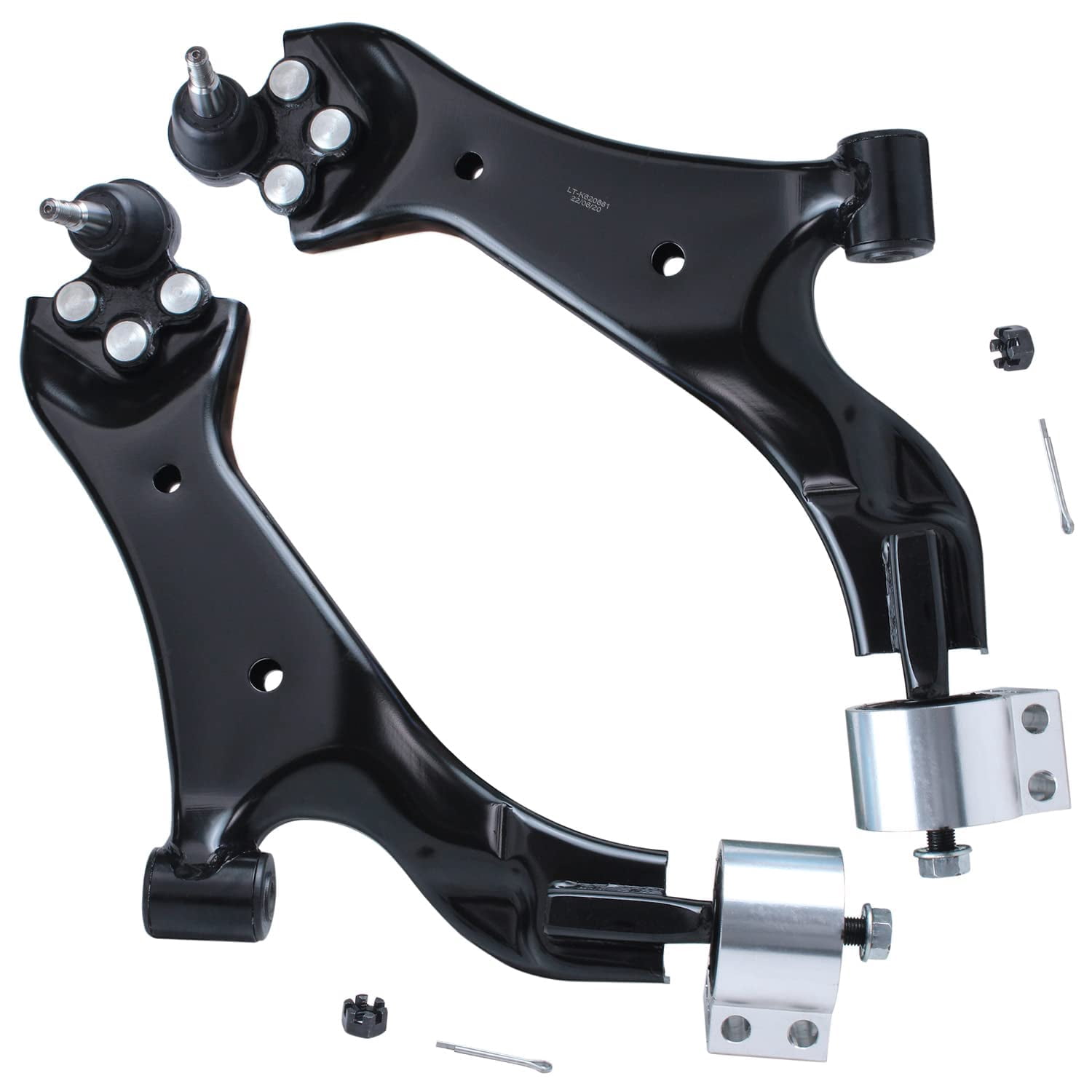 Detroit Axle - 12pc Front End Suspension Kit for 2008-2009 Saturn Vue, Wheel Bearing and Hubs Lower Control Arms + Ball Joint Tie Rods Sway Bars Boot Replacement