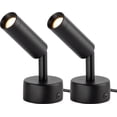 thumbnail image 1 of 2 Pack Spots LED Intérieur 5000K Lumières Réglables Intérieur 3W Lampe de Sol Dimmable pour Plantes Décor 120V Éclairage Intérieur, 1 of 1