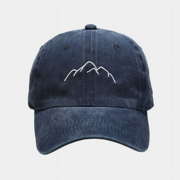 New Mountain Range Embroidery Mens Womens Baseball Caps Adjustable Hip Hop Caps Fashion Dad Hats Bone Trees HatFunny Adjustable Embroidered Cotton Hiking Camping Outdoor Baseball Cap