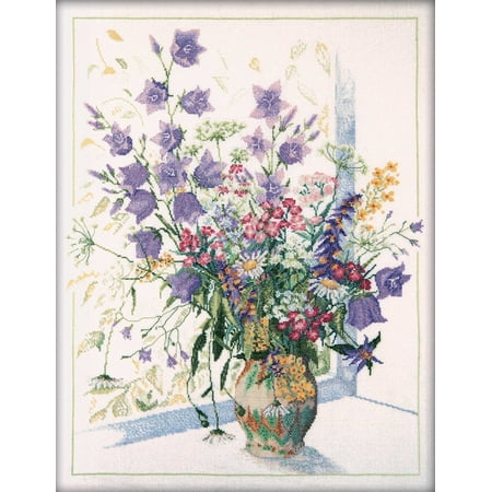 UPC: 4743348401677 | Field flowers M052 Counted Cross Stitch Kit