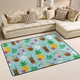 thumbnail image 2 of SKYSONIC Lightweight Soft Area Rugs Tropical Tiki Drinks Floor Mat for Kids Playing Room Hardwood Floor Living Room Nursery Rugs, 72x48 inch, 2 of 6
