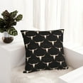 thumbnail image 6 of Honeii Western Cowboy Print Throw Pillow, Square Decorative Pillow Forms Soft Fluffy Plump Pillow Decorative Pillow Inserts,Couch Pillows-22"x22", 6 of 7