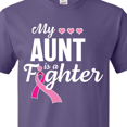 thumbnail image 3 of Inktastic Breast Cancer Awareness My Aunt is a Fighter T-Shirt, 3 of 4