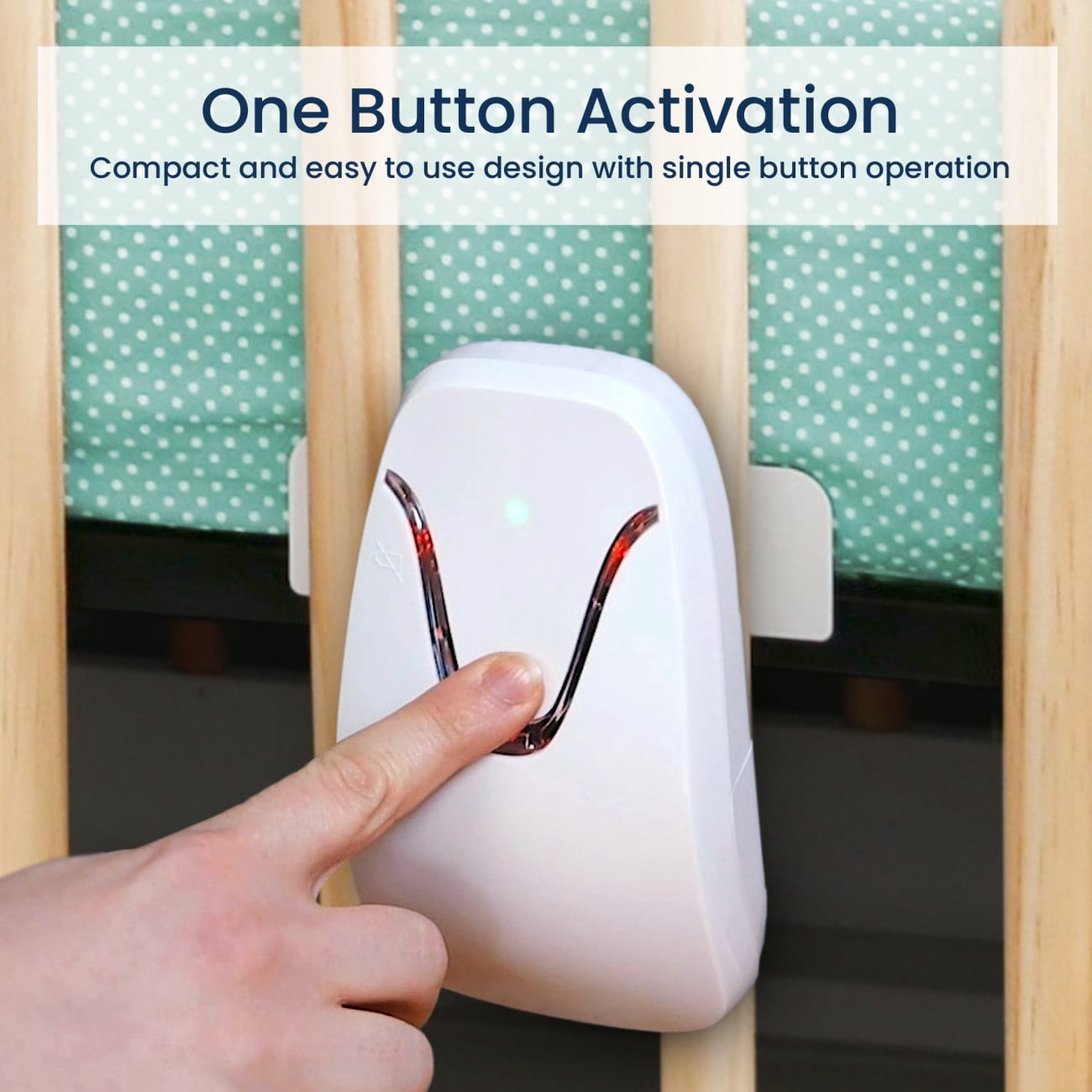 Babysense Movement and Video Baby Monitor - Babysense 7 Safe Sleep & Compact Video Monitor Bundle - 2 in 1