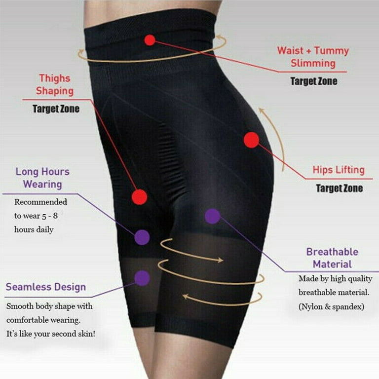 Tummy Control Body Shaper for Women Tummy Control Knickers Seamless  Slimming Shaping Control Pants Slimming Underwear Boyshorts Underwear High  Waist