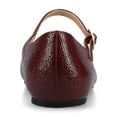 thumbnail image 3 of Journee Womens Carrie Wide Width Buckle Square Toe Mary Jane Dress Flats, Widths Available, 3 of 9