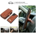 thumbnail image 5 of for Samsung Galaxy S24 Ultra Case, for Samsung S24 Ultra Wallet Case, Premium PU Leather [Magnetic Flip] [Zipper Pocket] [Wristband] [Card Holder] Detachable Case for Galaxy S24 Ultra, Brown, 5 of 12