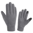 thumbnail image 4 of COMVALUE Winter Gloves Men Women Touch Screen Thermal Polar Fleece Gloves, Warm Gloves for Running Cycling Driving Hiking (Grey, L), 4 of 4