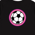 thumbnail image 4 of Inktastic Soccer Player Girls Sports Ball Girls Long Sleeve Toddler T-Shirt, 4 of 5