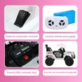 thumbnail image 3 of Camioneta Eléctrica Para Niño Jeep Aeiou B010 Control Remoto Blanco, 3 of 5