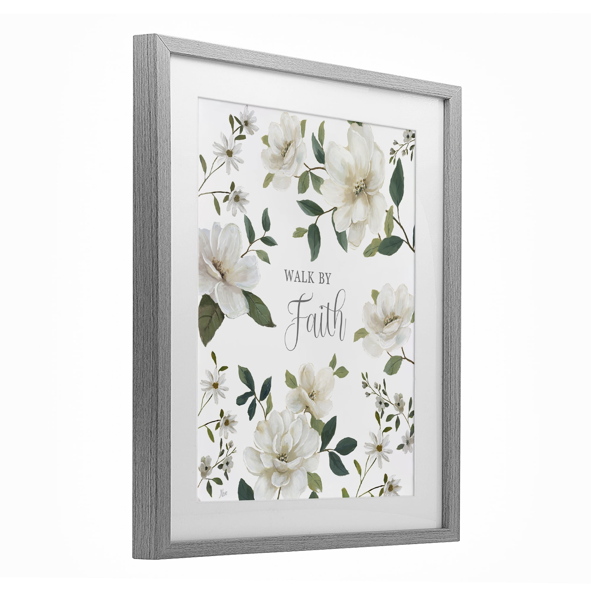 Stupell Industries Floral Walk By Faith Gray Framed Print Under Glass, design by Nan