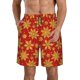thumbnail image 1 of Balery Christmas With Gold Snowflakes Traje de Baño Estilo Hawaiano para Hombre, Shorts de Secado Rápido con Bolsillos-3X-Large, 1 of 6