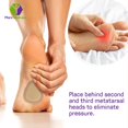 thumbnail image 4 of Almohadillas metatarsianas para pies Mars Wellness Firm Tan Foam, 6 pares, 4 of 7