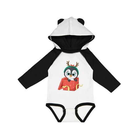 

Inktastic Christmas Penguin Gift Baby Boy or Baby Girl Long Sleeve Bodysuit