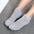 thumbnail image 3 of MZXELPRJD No Show Socks Womens Spring Summer Simple Adult Socks Breathable Fashion Trend Broken Flower Pile Socks Simple Skin Color Printed Socks, Womens Socks Size 7-9 Grey, 3 of 3
