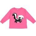 thumbnail image 3 of Inktastic Cute Woodland Animal Skunk Boys or Girls Long Sleeve Toddler T-Shirt, 3 of 5