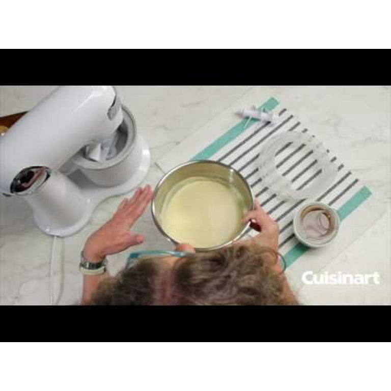 Precision 5.5-Quart Stand Mixer + Ice Cream Maker Attachment - Brushed  Chrome, Cuisinart