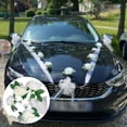 thumbnail image 5 of Juego de decoración de rosas con flores delanteras para coche de boda, suministros de adorno DIY para eventos de fiestas de coches de boda, accesorios para fotos florales de rosas artificial, 5 of 5