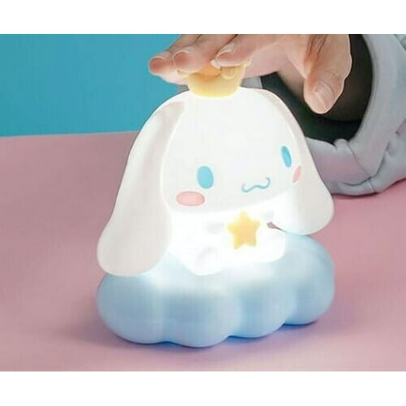 New Cinnamoroll Pat Night Light, Cartoon Cute USB Rechargeable Table Desk Lamp, Kids Bedside Light Lamp