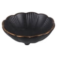 thumbnail image 1 of 1pc Ceramic Seasoning Dish Small Snack Plate Western Salad Tableware (Black), 1 of 8