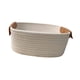 thumbnail image 4 of Cesta de almacenamiento de algodón tejida cesta de picnic decoración del hogar elegante cesta de fruta cesta de picnic para aperitivos sándwiches pan S, 4 of 8